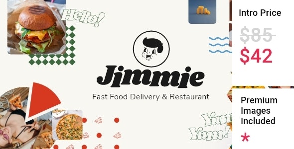 Jimmie v1.0 – 快餐配送和餐厅主题插图