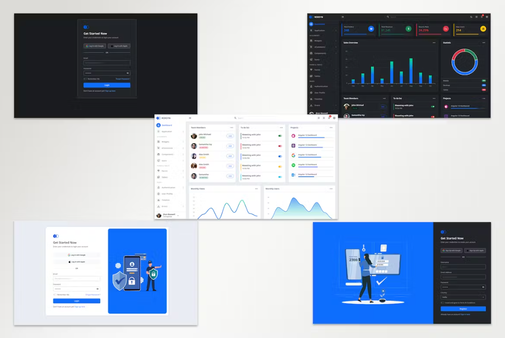 Roksyn v1.0 – Bootstrap 5 管理模板插图
