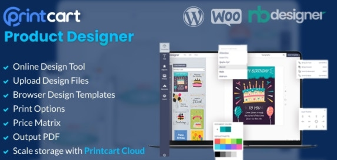 Printcart Product Designer  v1.2.3 – WooCommerce WordPress插图
