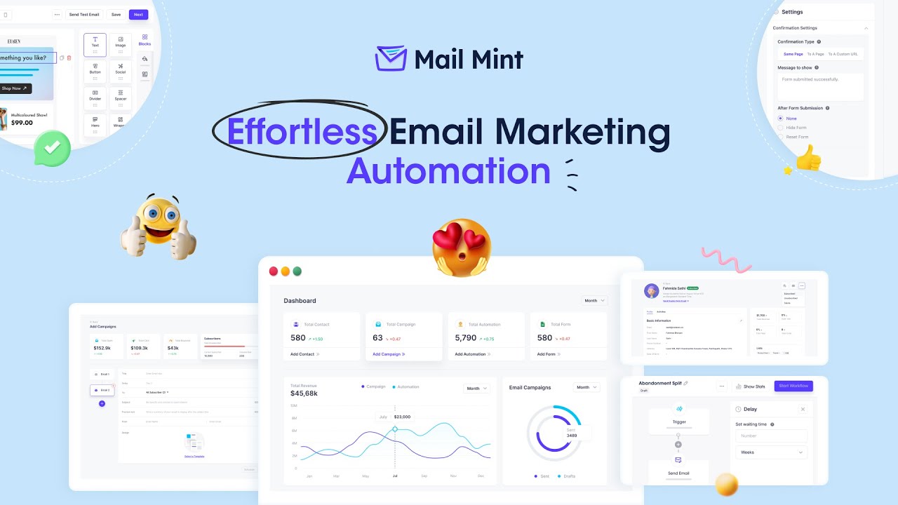 Mail Mint Pro v1.18.6（已汉化） – WordPress的轻松电子邮件营销自动化插图