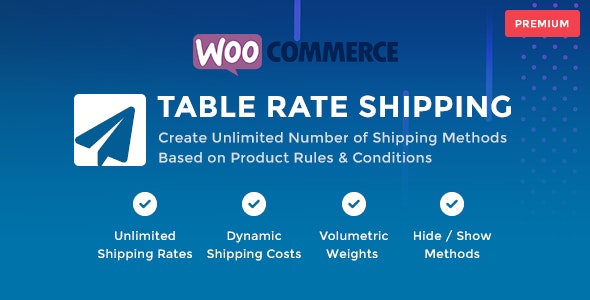 WooCommerce Table Rate Shipping v1.3.1插图