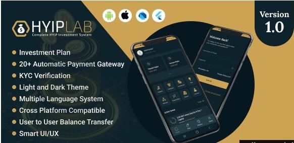 HYIPLab – Cross Platform Mobile Application v1.0插图