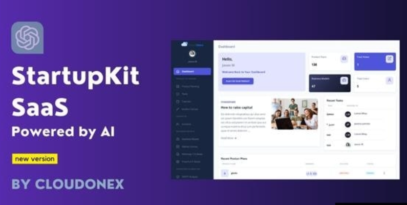 StartupKit SaaS v3.6.4 – 业务战略和规划工具插图