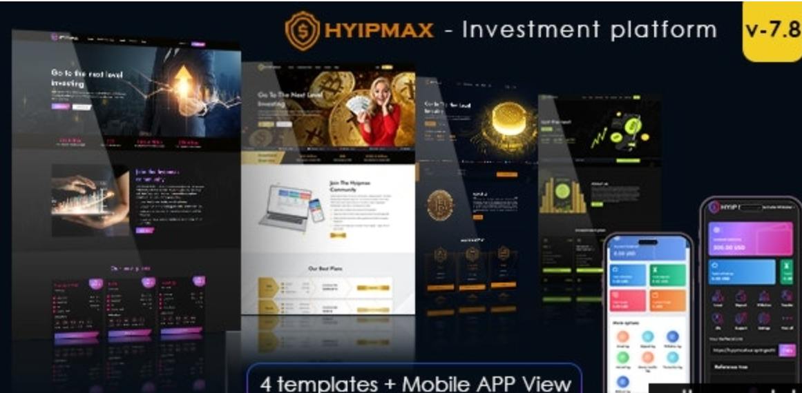 HYIP MAX v13.0（已汉化） – high yield investment platform插图