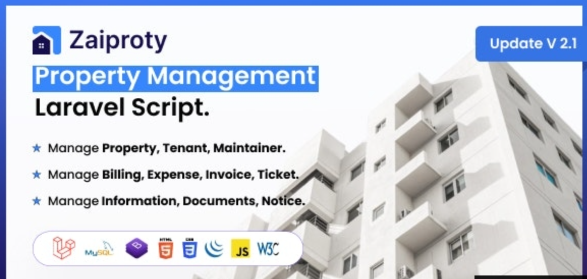 Zaiproty v4.0 – 物业管理Laravel源码插图