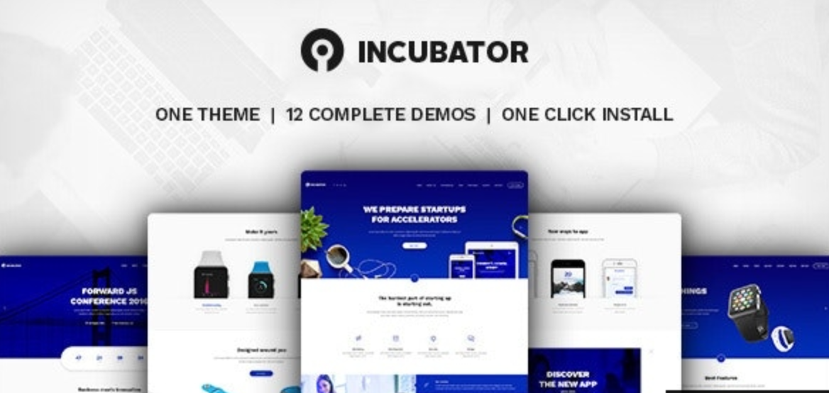 Incubator v4.0 – WordPress Startup Business Theme插图