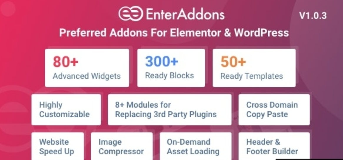 Enter Addons Pro v1.0.4 – Preferred Addons For Elementor And WordPress插图