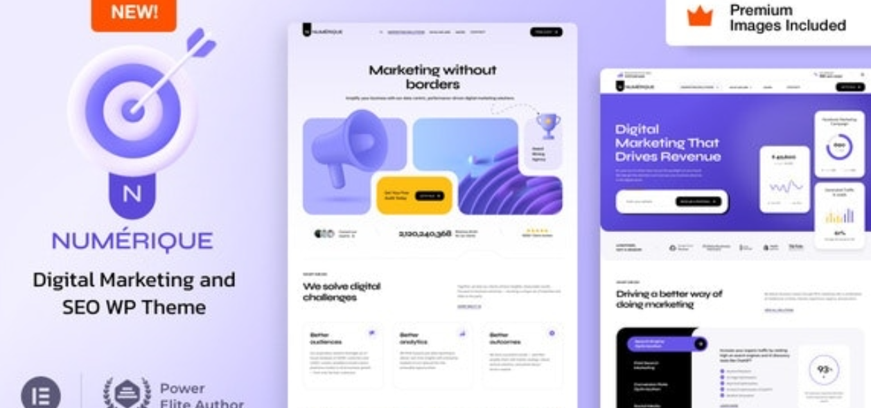 Numérique v5.9 – SEO Digital Marketing WordPress插图