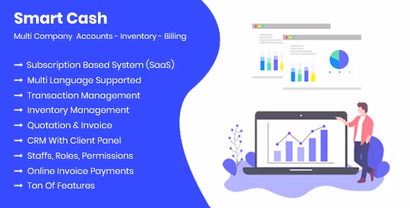 Smart Cash v3.3.2 – Multi Company Accounts Billing & Inventory (SaaS)插图