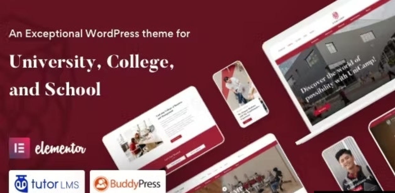 Unicamp v2.2.2 – University and College WordPress Theme插图