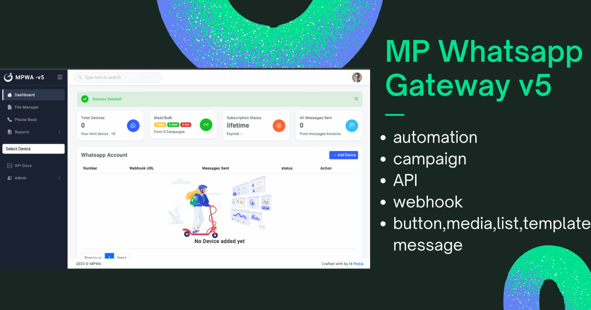 Whatsapp Gateway | Multi Device | mpedia v7.5.0插图