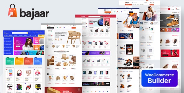 Bajaar v2.1.0 – 高度可定制的 WooCommerce WordPress 主题插图