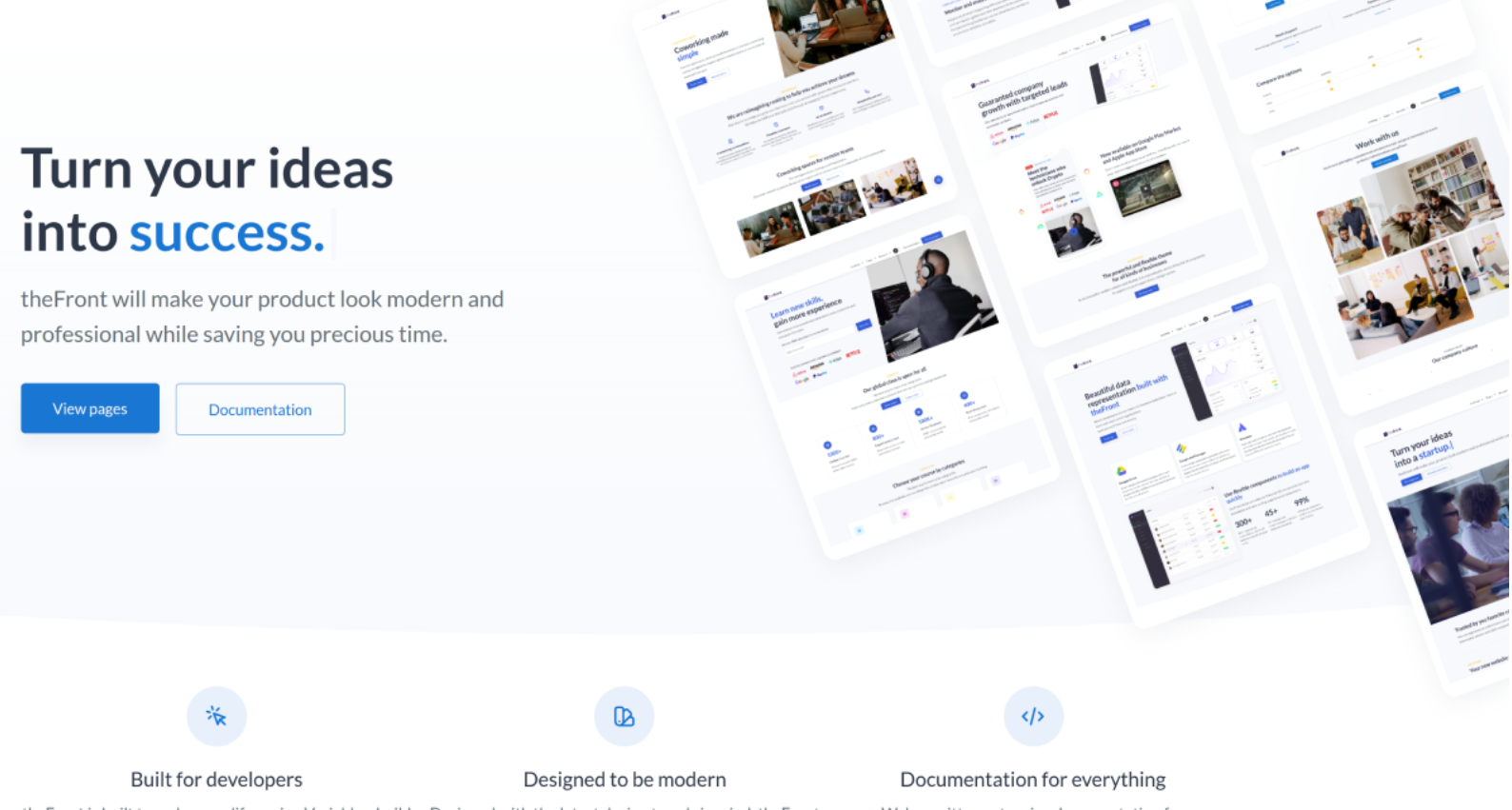 theFront – Multipurpose Template + UI Kit v5.0.0插图