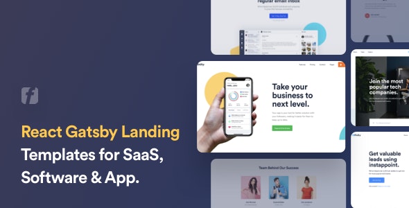 Finity v1.0.0 – React Gatsby Landing Page Template for SaaS & Startup插图