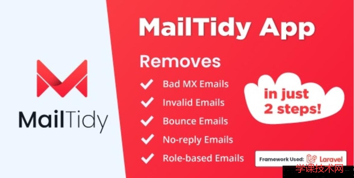 MailTidy v2.4 – 电子邮件列表清理 SAAS 应用程序插图