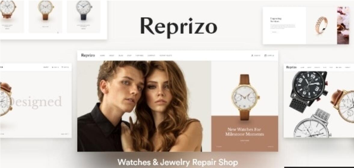Reprizo v1.0.8 –  WordPress 珠宝\钟表店主题插图