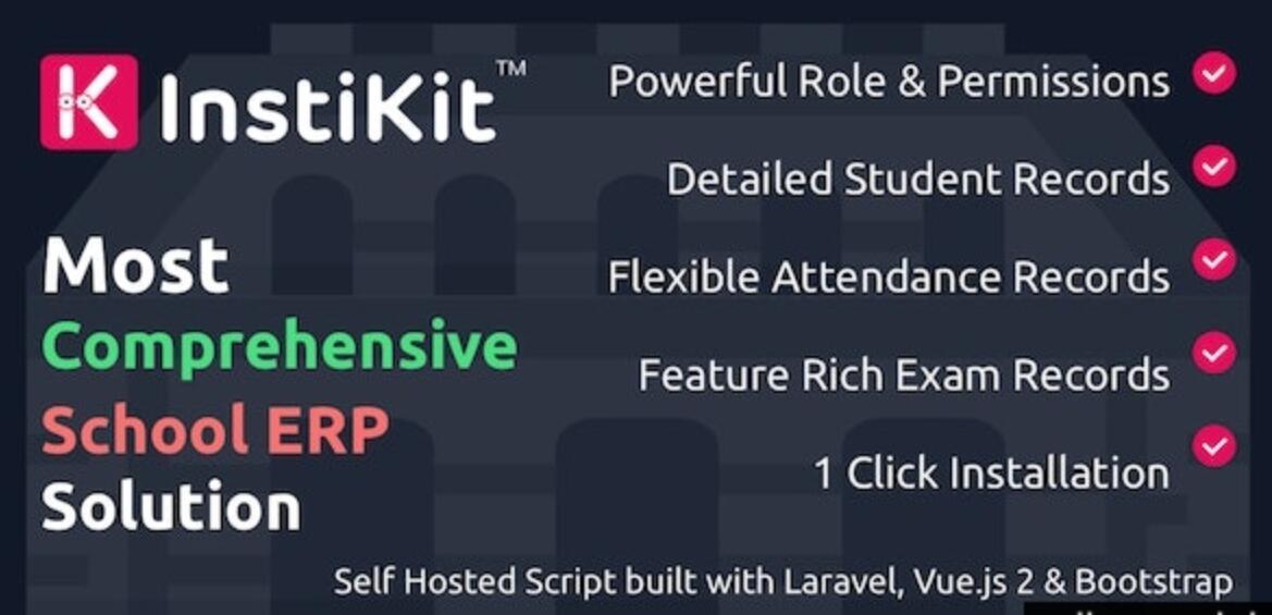 InstiKit School v4.7.0 – 学校管理系统和学校 ERP插图
