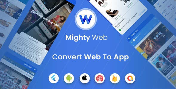 MightyWeb Flutter Webview v24.0 – 将您的网站转换为应用程序