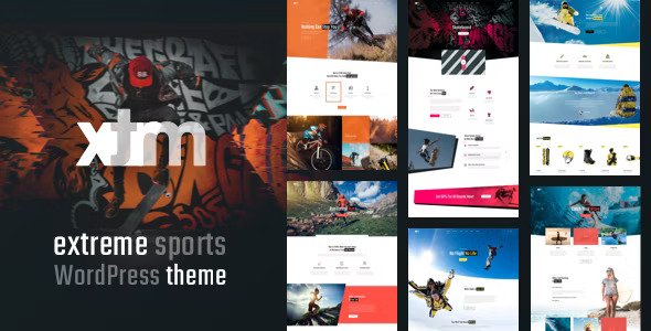 XTRM v1.1.2 – WordPress极限运动主题插图