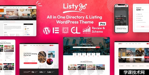 Listygo v1.3.12 – WordPress目录和列表主题插图