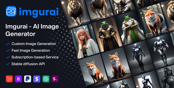 Imgurai v1.7 – 人工智能图像生成器 (SAAS)插图