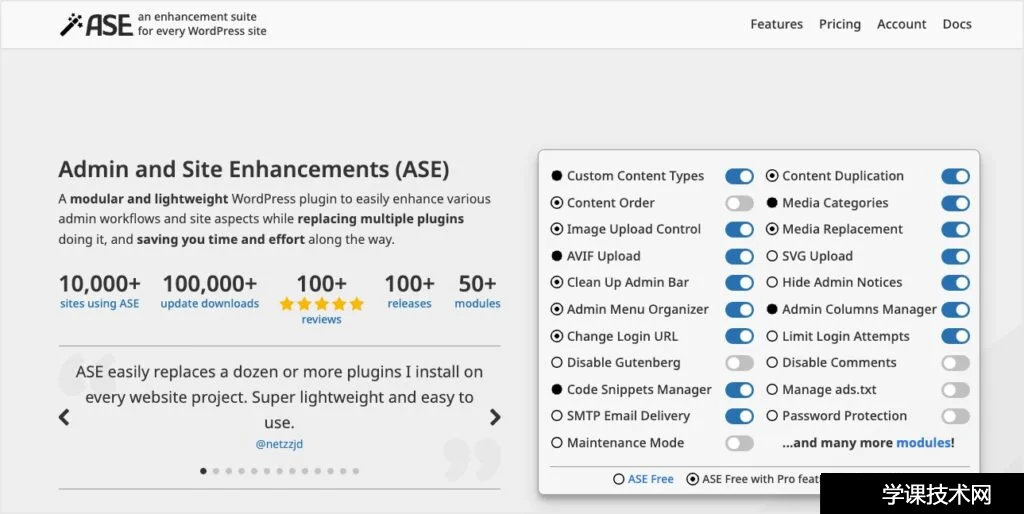 Admin and Site Enhancements (ASE) Pro v7.8.5插图