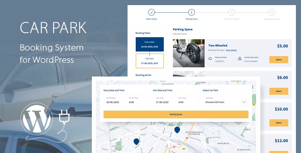 Car Park Booking System for WordPress v2.9插图