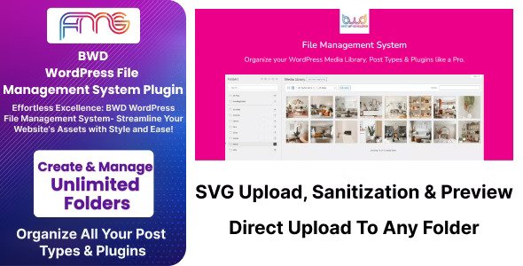 BWD WordPress File Management System v1.3插图