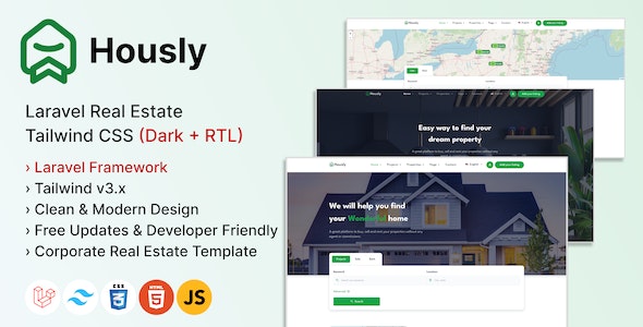 Houly v1.7.4 – Laravel 房地产多语言系统插图