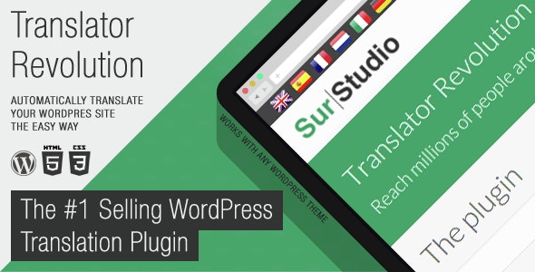Ajax Translator Revolution WordPress Plugin v2.2插图