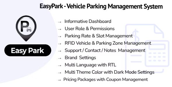 EasyPark SaaS v1.6 – 车辆停车管理系统插图