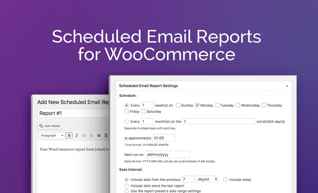 Scheduled Email Reports for WooCommerce v1.0.19