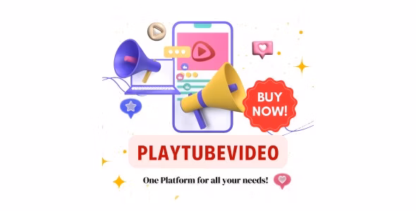 PlayTubeVideo v4.4 – 直播和视频 CMS 平台插图