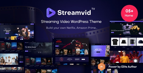 StreamVid v6.2.1 – WordPress视频流主题