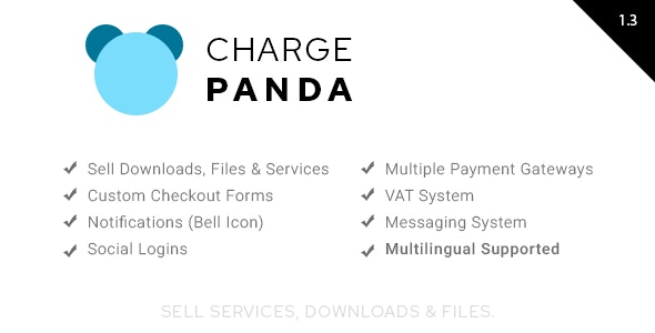 ChargePanda v1.0 – Sell Downloads, Files and Services (PHP 源码)插图