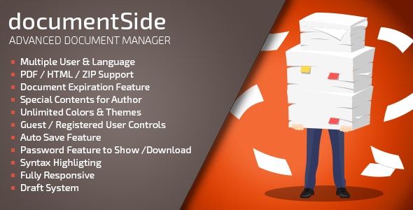 documentSide PHP Document & Guide Manager v2.1 – PHP文档和指南管理源码插图