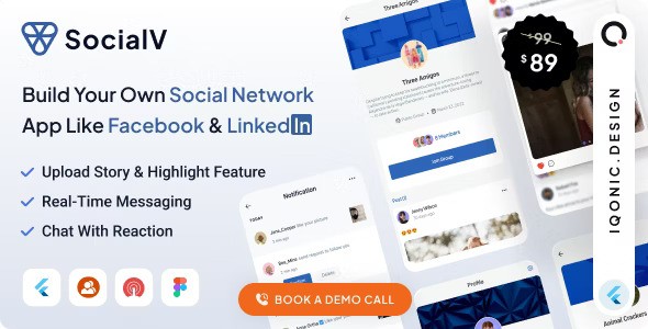 SocialV v7.3.0 – Social Network Flutter App with BuddyPress (WordPress) Backend插图