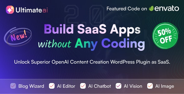 UltimateAI v2.8.7 – OpenAI Content Generation WordPress App as SaaS插图