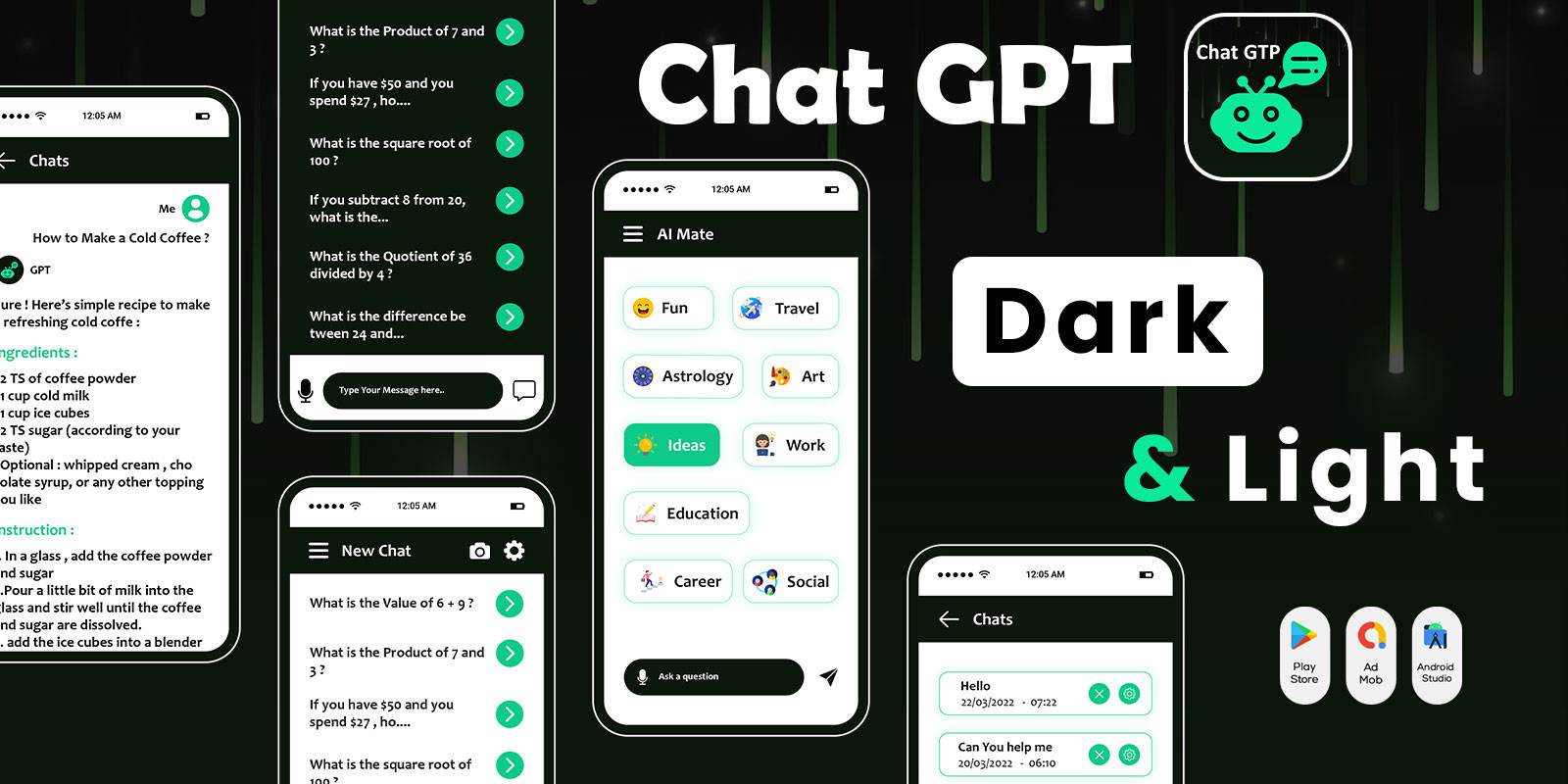 Chat GTP v1.0 – ChattyAI – Android 源码插图