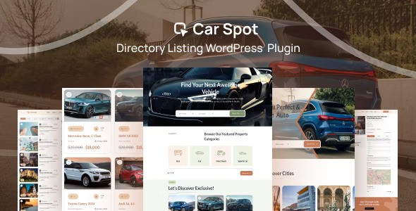 CarSpot v1.0.4 – WordPress 汽车目录列表插件插图
