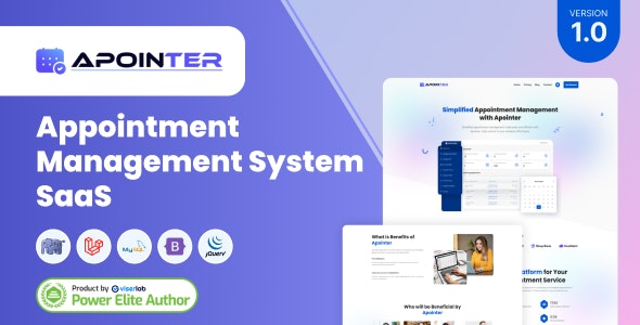 Apointer v2.0 – Appointment Management System SaaS插图
