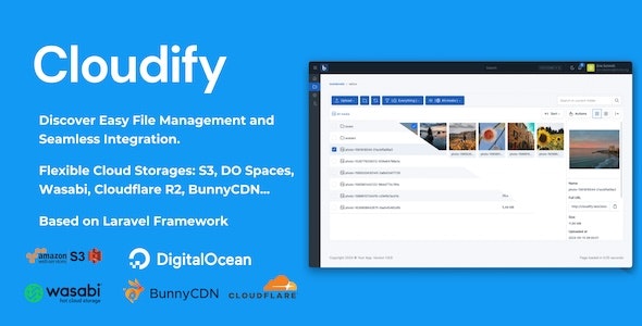 Cloudify V1.0.1（已汉化） – 自托管文件管理器和云存储插图