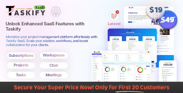Taskify SaaS v1.2.0 – Laravel 中的项目管理系统插图