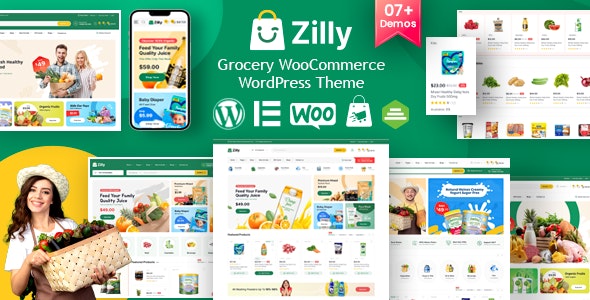 Zilly v2.8  – Grocery Store WooCommerce WordPress Theme插图