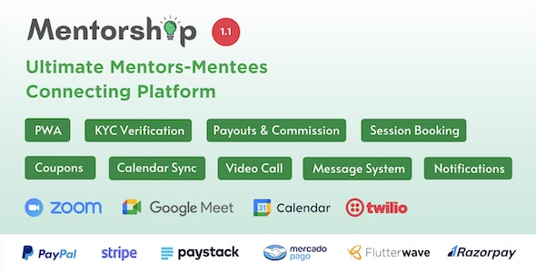 Mentorship v1.1 – Ultimate Mentors Mentees Connecting Platform插图