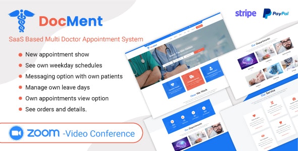 DocMent v3.1 – SaaS Based Multi Doctor Appointment System插图