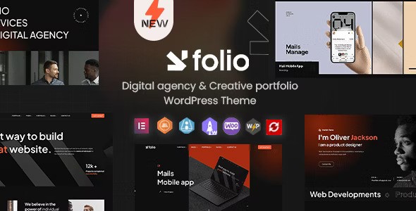 Webfolio v1.0.3 – Creative Portfolio & Digital Agency WordPress Elementor Theme