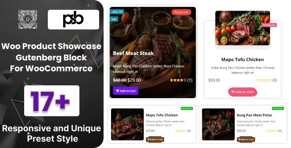 WooCommerce Product Showcase Gutenberg Block v1.6.0