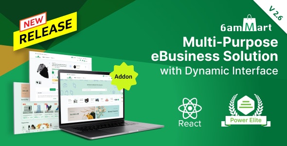 6amMart – React User Website v2.6插图