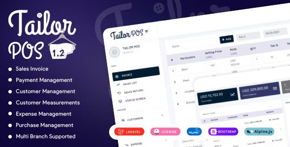 TailorPos v1.3.1 – Pos 和订单管理系统插图
